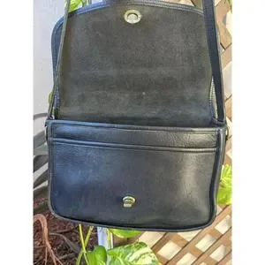 Coach | Bags | Vintage Coach 979 Black Leather Turnlock City Coach | Bags | Vintage Coach 979 Black Leather Turnlock City